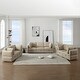 Living Room Furniture 7 Piece Set Including One 3-Seater Sofa and Two 2 ...