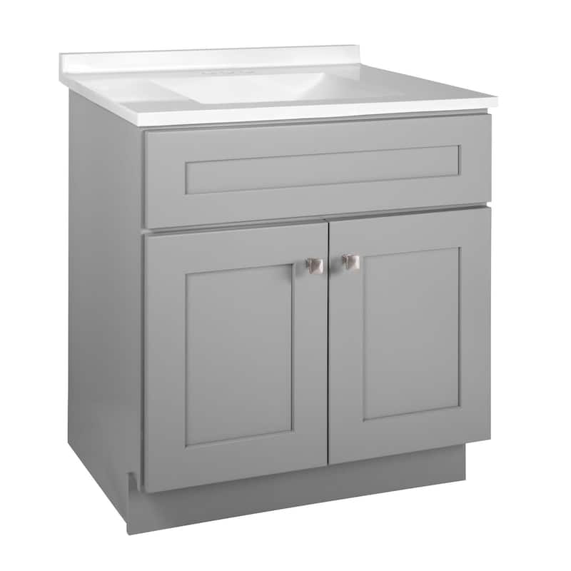 Design House 214643 Brookings 31" Free Standing Single Basin Vanity - Gray