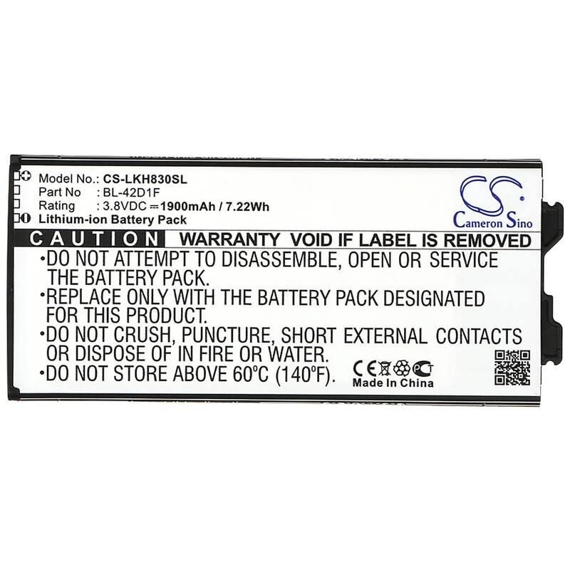 Battery for LG AS992 G5 H820 H850 RS988 US992 BL-42D1F EAC63238801 EAC63238901 - Black