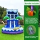 preview thumbnail 4 of 7, XJUMP 17' Surf Beach Inflatable Dual Lane Water Slide with Splash Pool & Air Blower, Tall Seating Height, Commercial Grade