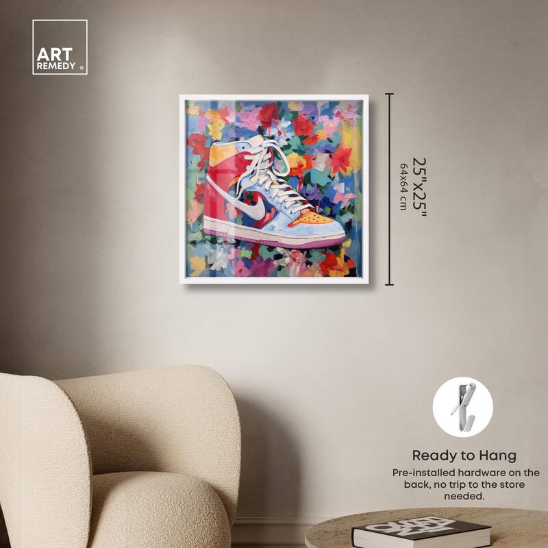 Whimsical Sneaker Shadowbox by Art Remedy