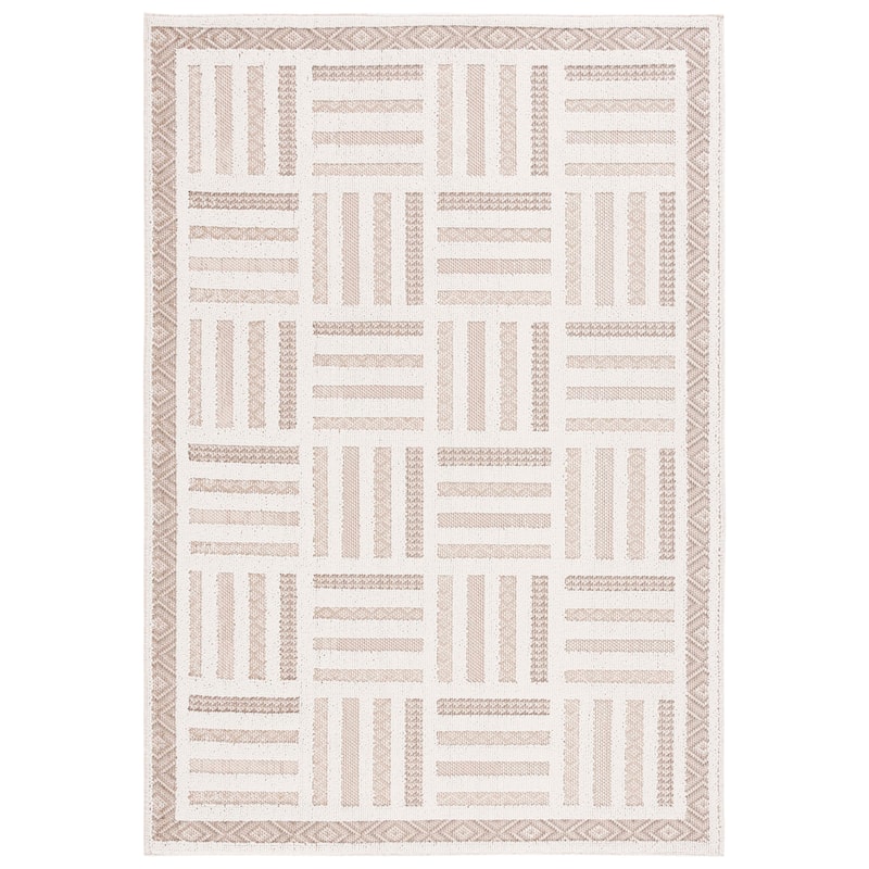 SAFAVIEH Global Kenny Geometric Rug - 4' x 6' - Ivory/Beige