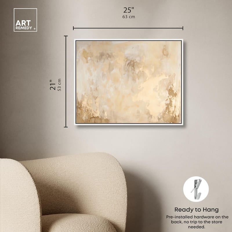 Sun Brust Gilding III Canvas by Art Remedy