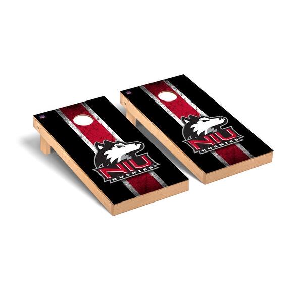 slide 2 of 5, Northern Illinois NIU Huskies 2x4 Pro Cornhole Boards - V1 Include Carrying Case