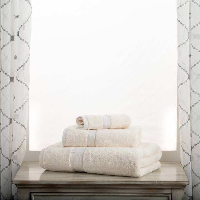 Marche Egyptian Cotton 3 Piece Towel Set by Miranda Haus