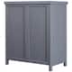 Outsunny Garden Storage Cabinet, Outdoor Tool Shed with Galvanized Top and Two Shelves for Yard Tools or Pool Accessories