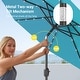 preview thumbnail 51 of 57, BONOSUKI LED Patio 9Ft Market Umbrella,Outside Deck Table Umbrella