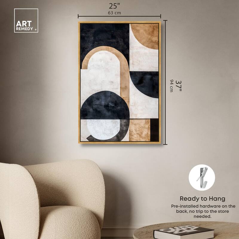 Arching Forms I Canvas by Art Remedy