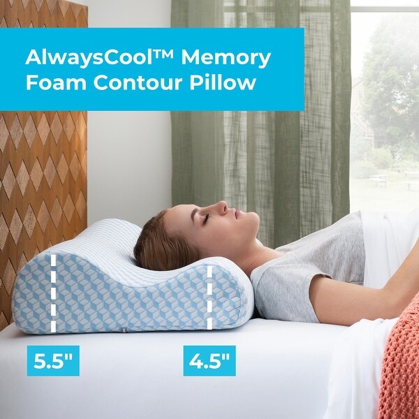 Gel Memory Foam Contour Pillow 2024 www.favors