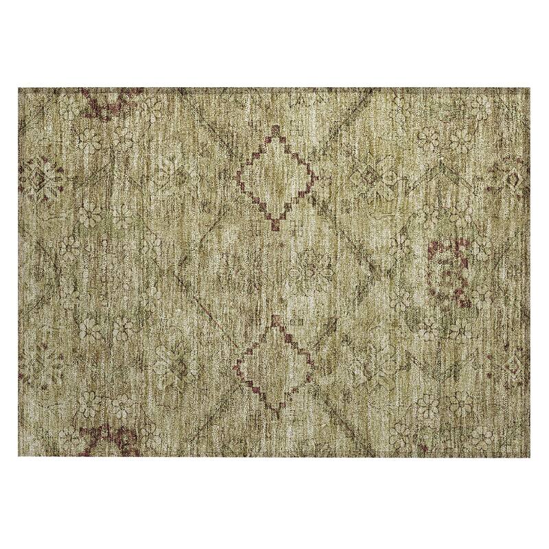 Machine Washable Indoor/ Outdoor Chantille Boho Global Rug