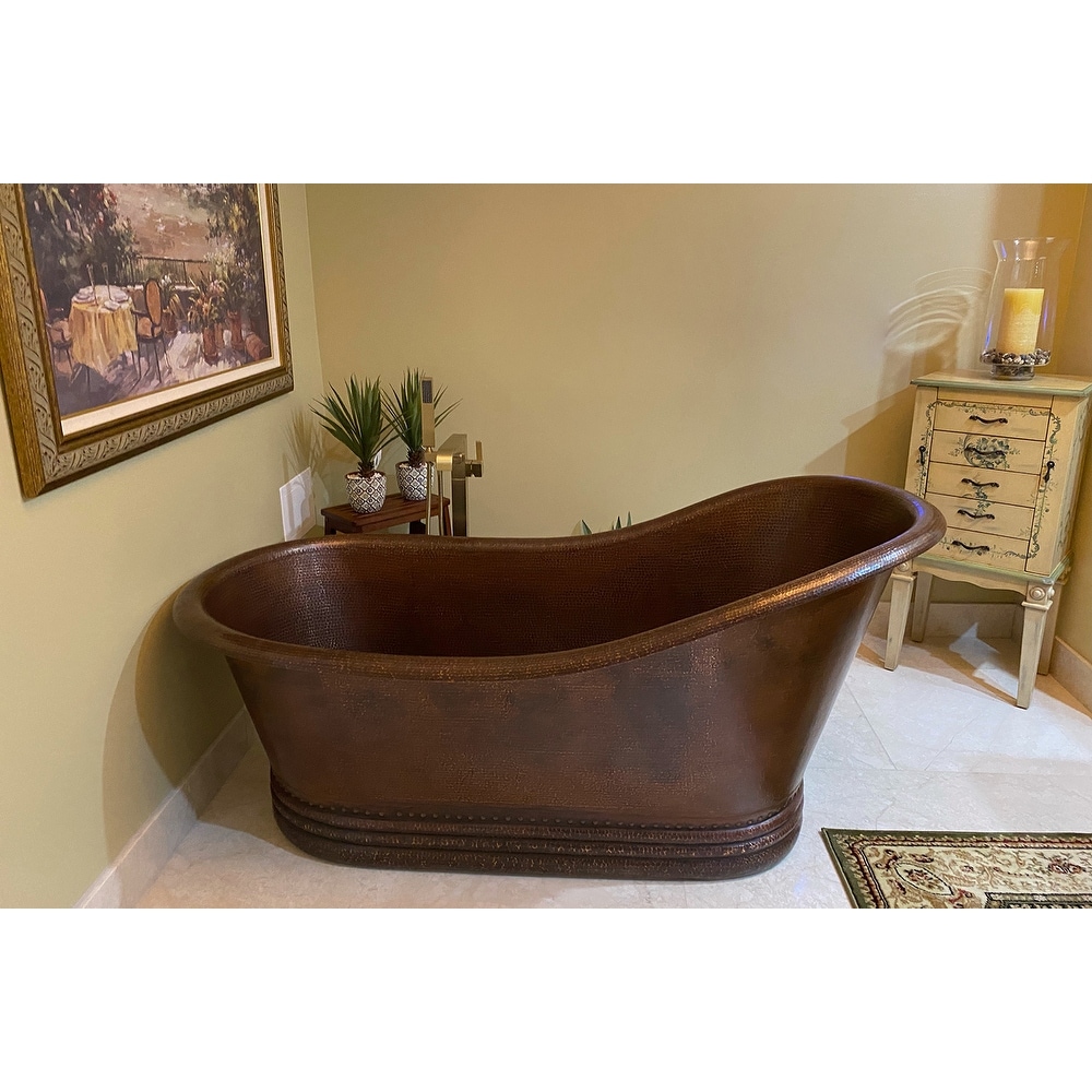 Copper pedestal tub hotsell