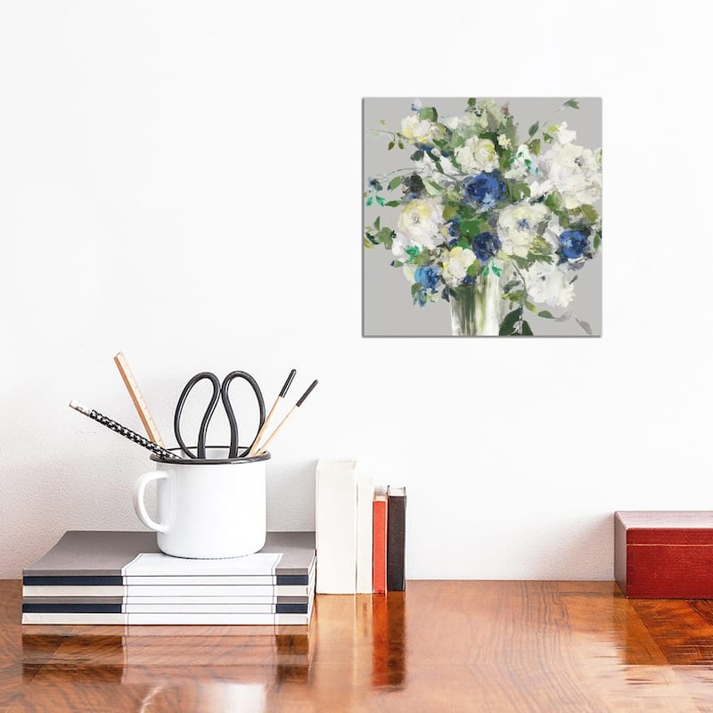 iCanvas "Shining White" by Asia Jensen Canvas Print - 12x12x0.75