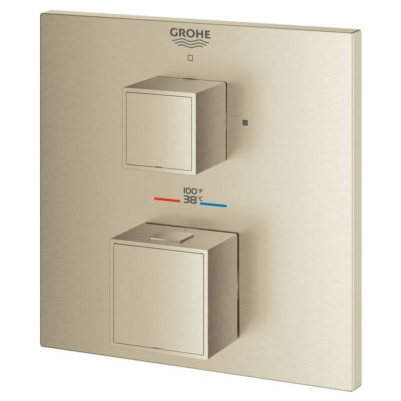 Grohe Grohtherm Dual Function Thermostatic Valve Trim Only with Double