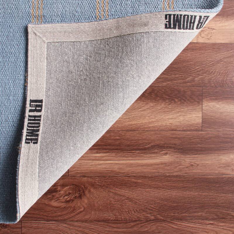 Sevita Striped Jute Area Rug