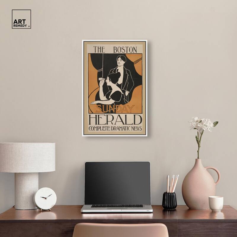 Sunday Herald 1893 Canvas by Art Remedy