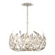 preview thumbnail 3 of 3, Broche 5 Light Antique Silver Chandelier