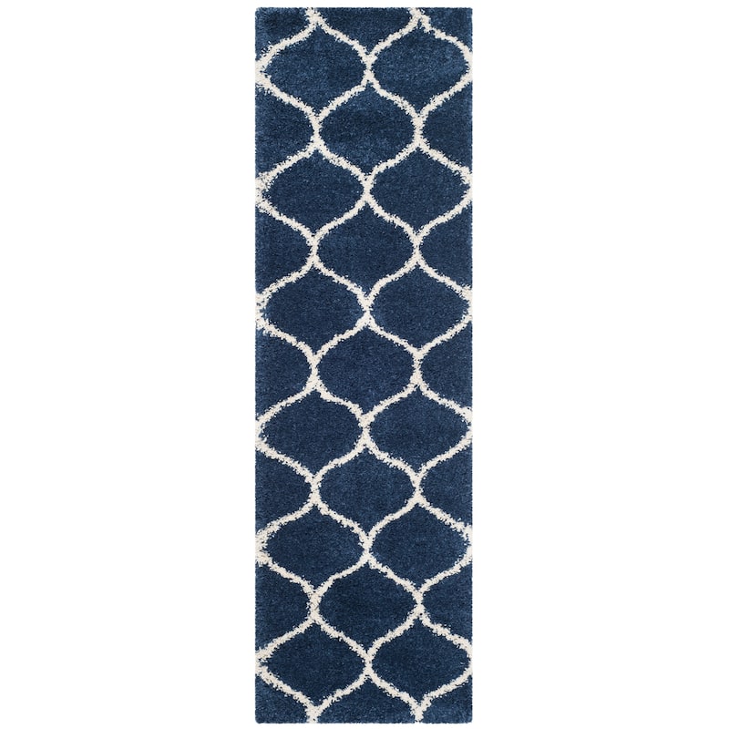 SAFAVIEH Hudson Shag Pushpa Trellis 2-inch Thick Area Rug