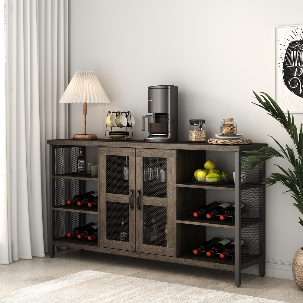 Wine shop cabinet rustic