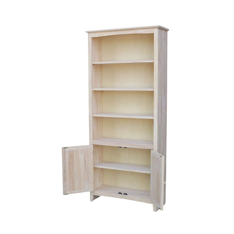 72-inch Shaker Bookcase