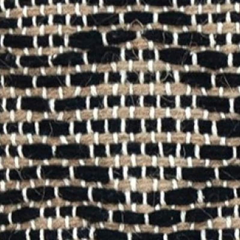 HomeRoots Black And Sand Woven Decorative Pillow