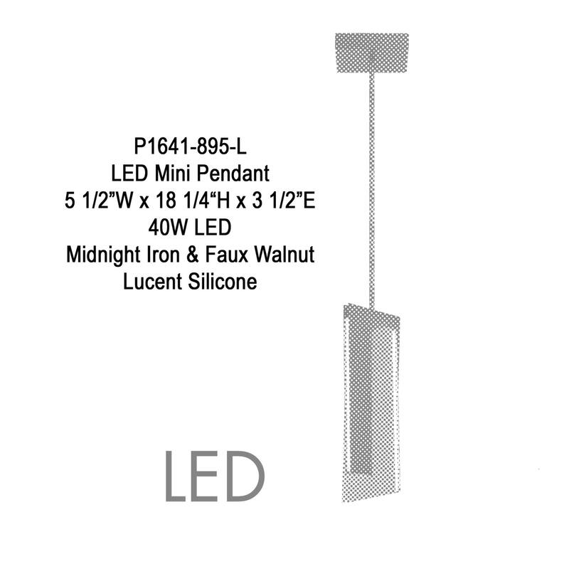 Kovacs P1641-L Intersezioni 6" Wide x 18-1/4" Tall LED Multi Light