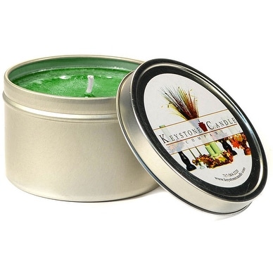 1 Pc Tin Candles Pine Scented Tins 4 oz 2.5 in. diameter x 1.75 in. tall