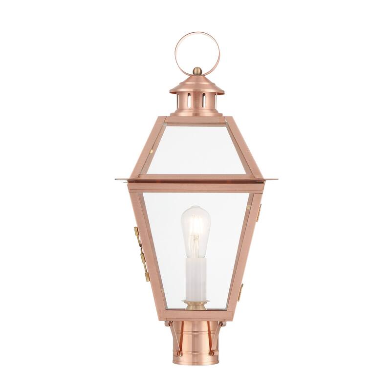 Elk Home Olde Colony Outdoor Post Light - Copper