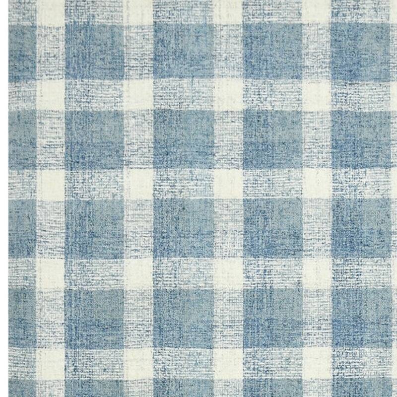 HomeRoots Plaid Transitional Rectangle Area Rug