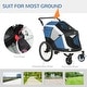 preview thumbnail 14 of 15, Aosom 2-in-1 Pet Bike Trailer, Dog Stroller, Small Pet Bicycle Cart Carrier with Safety Leash, and Easy Fold Design