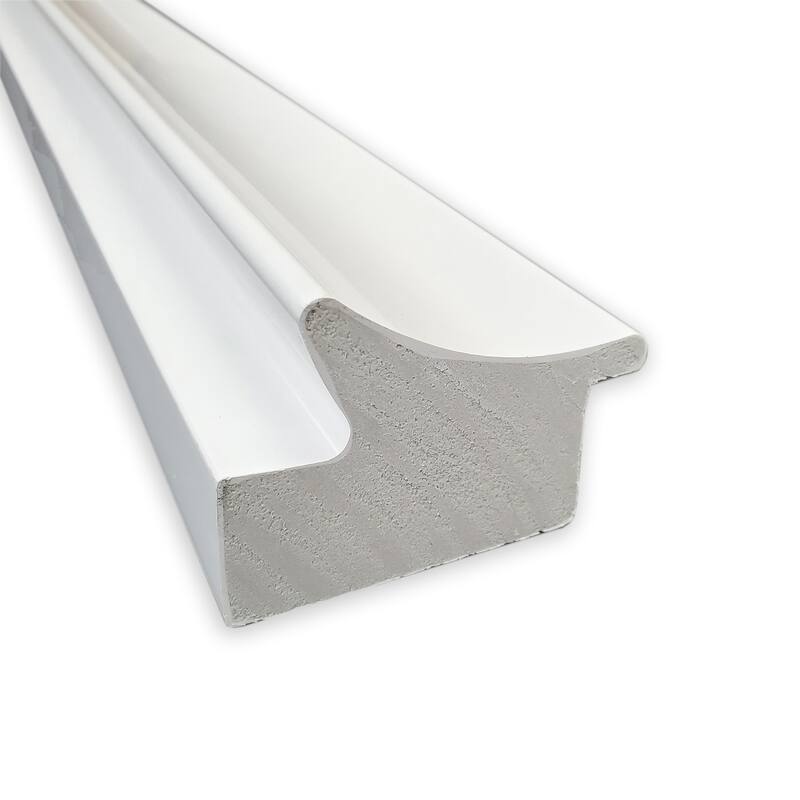 Non-Beveled Wood Full Length Floor Leaner Mirror - Imperial Frame - Outer Size: 29 x 65 in