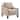Square Armrests Upholstered Seating Makeup Chair, Taupe Elegant Velvet Lobby Chair Desk Chair Accent Chair Corner Chair
