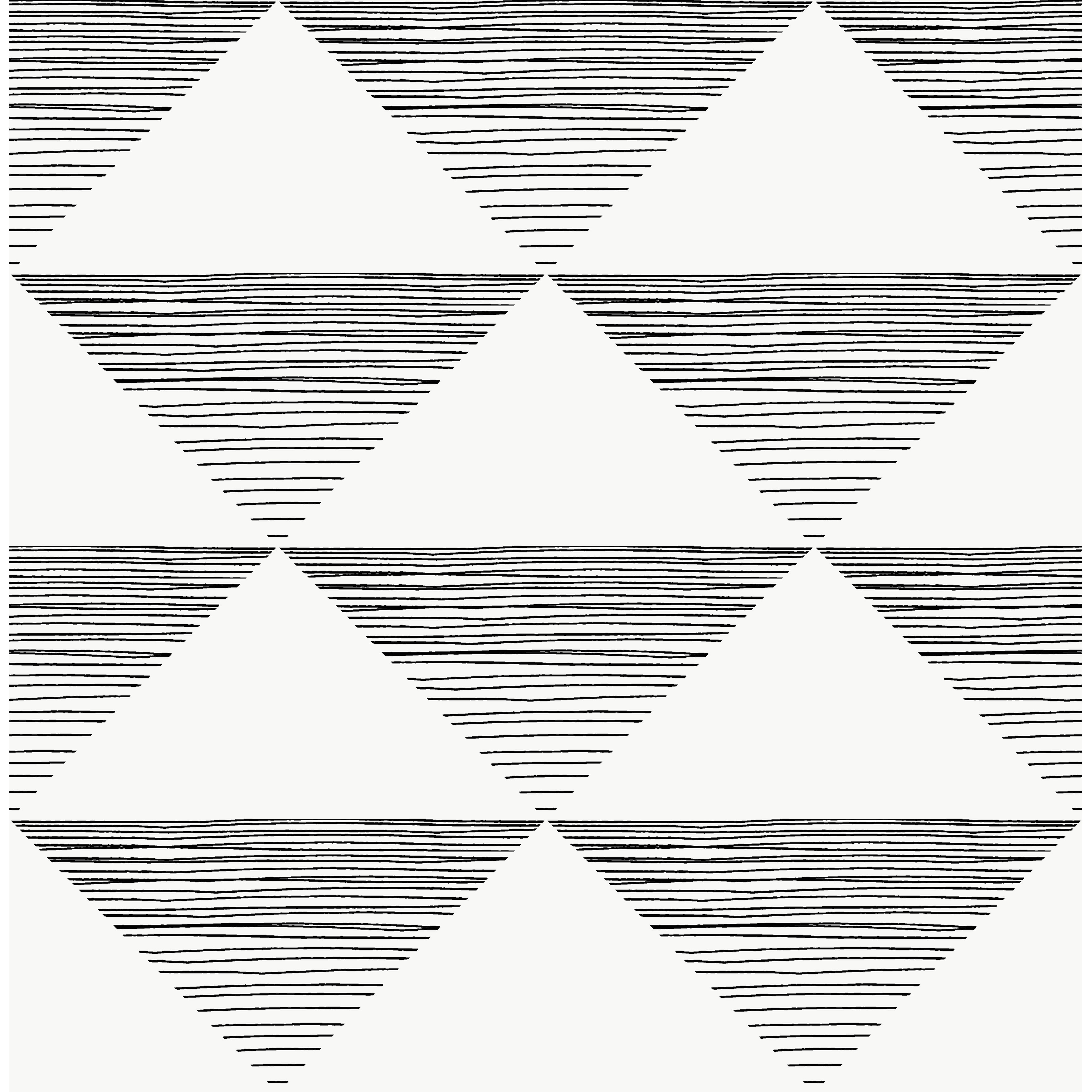 Signature Collection Geometric Triangle Peel and Stick Wallpaper