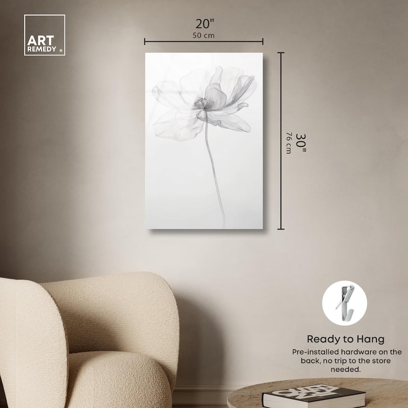 Fragile Beauty I Acrylic by Art Remedy, Ready to Hang