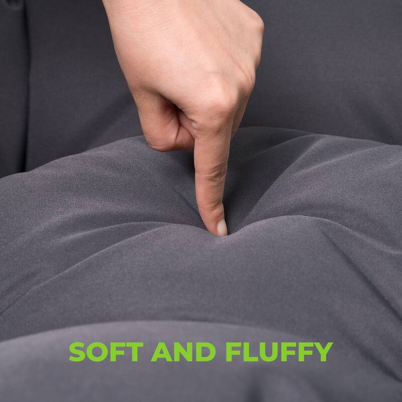 Wicker Egg Hanging Chair with Stand for Patio Indoor Outdoor - 24.4