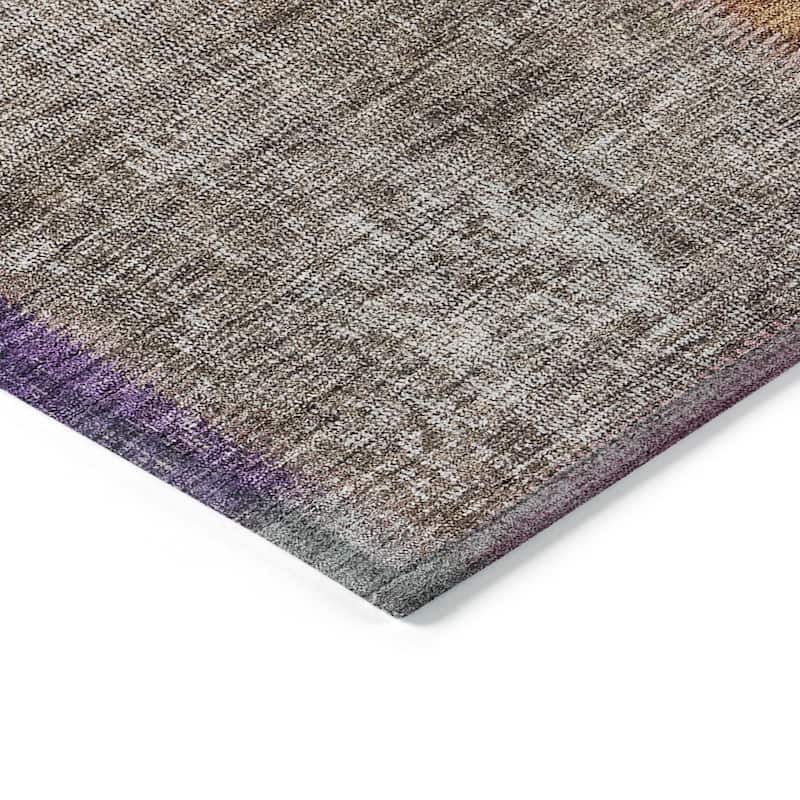 Machine Washable Indoor/ Outdoor Chantille Vintage Oriental Rug