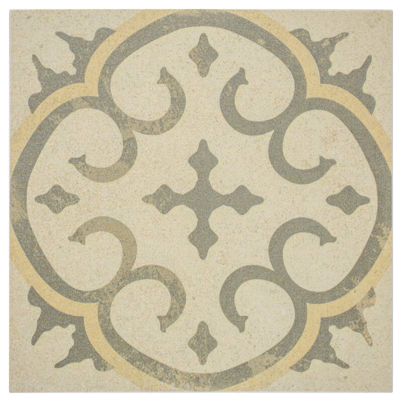 Seville 8 in. x 8 in. Sepia Matte Porcelain Wall and Floor Tile