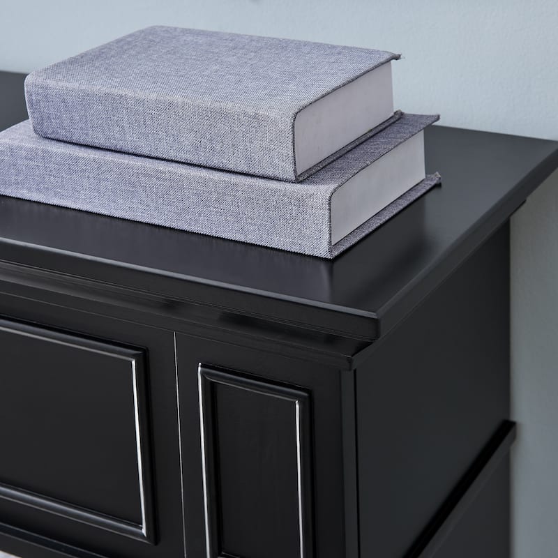 SEI Furniture Dre Marble Electric Fireplace