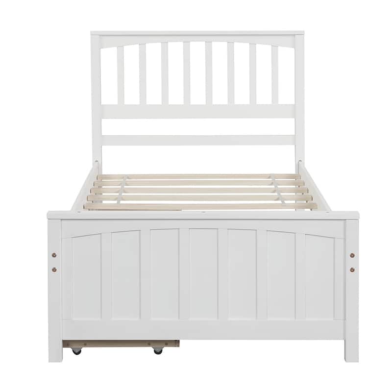 Merax Twin-size Platform Bed with 2 Storage Drawers