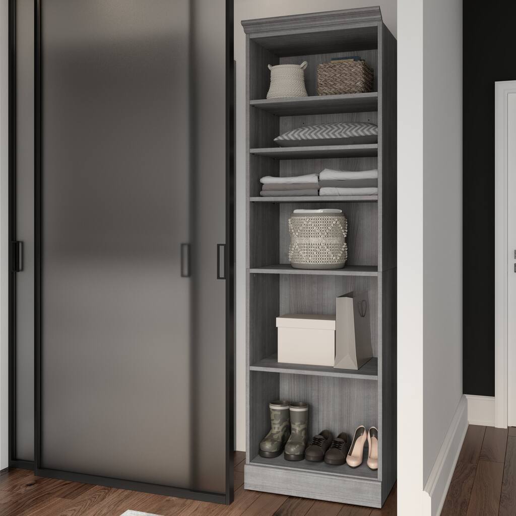 Versatile 25W Closet Organizer by Bestar