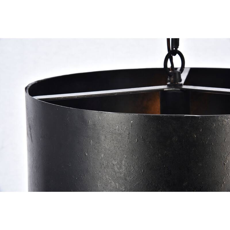 Miro Collection Pendant D15 H9.25 Lt:1 Vintage Black Finish