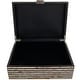 preview thumbnail 14 of 37, Mother of Pearl Handmade Geometric Box with Hinged Lid (Set of 2)