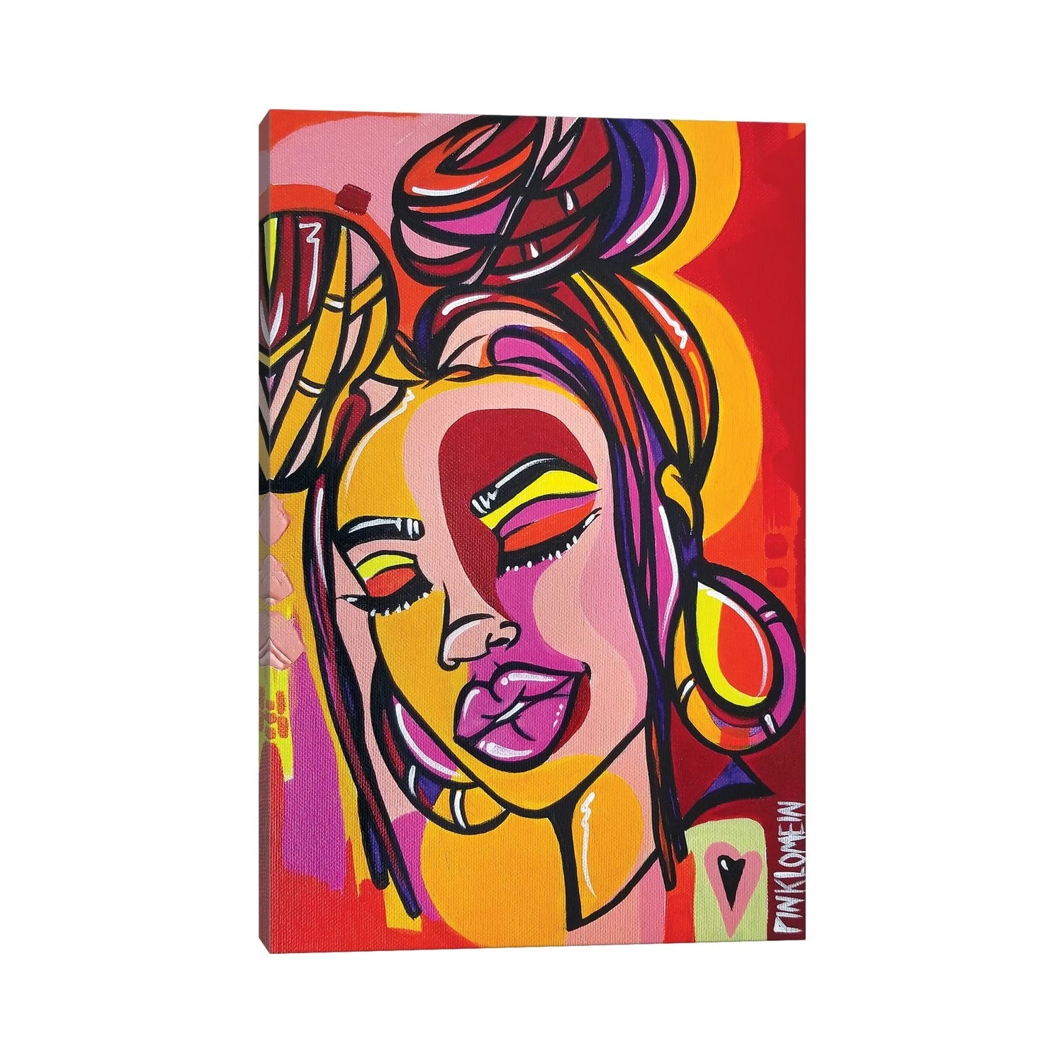 iCanvas "Miami" by Pinklomein Canvas Print