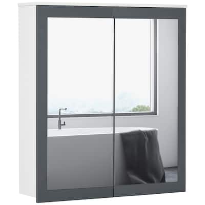 Kleankin Bathroom Medicine Cabinet With Mirror