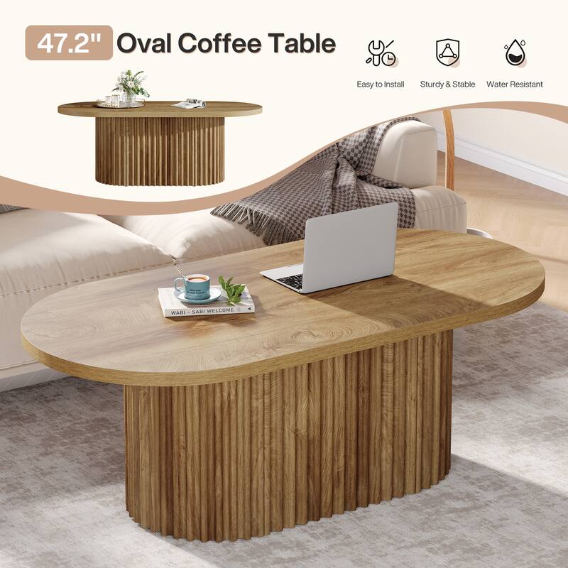 Oval Coffee/Center Table