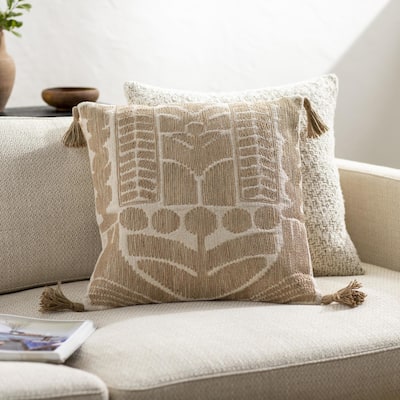 Cerren Woven Throw Pillow