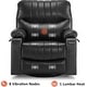 preview thumbnail 4 of 28, MCombo Faux Leather Power Recliner, Electric Swivel Glider Rocker Recliner for Nursery with USB Ports 7785