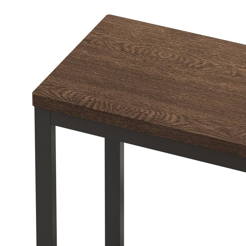Modern Design Kitchen Dining Table,Pub Table,Long Dining Table Set with 3 Stools,Easy Assembly