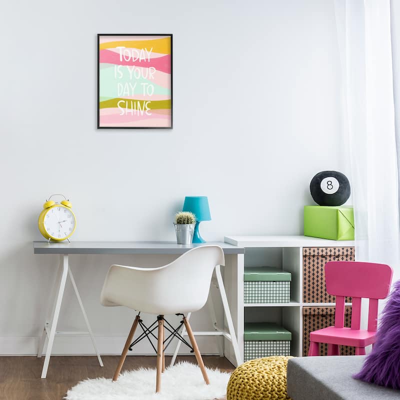 Stupell Pastel Day To Shine Framed Giclee Art Design By Mandy Ford Art + Illustration