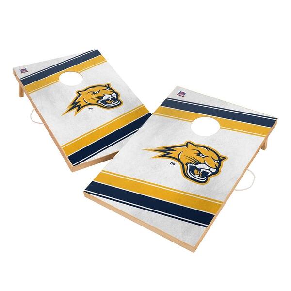 slide 2 of 5, Averett University Cougars Regulation 2x4 Cornhole Set