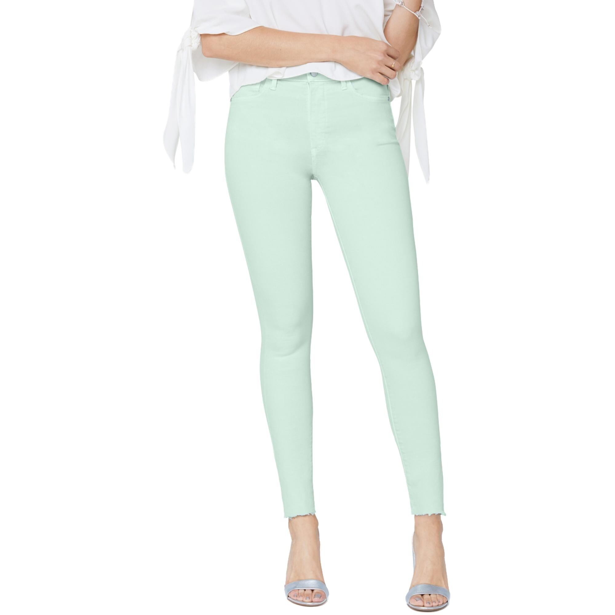 high rise colored skinny jeans